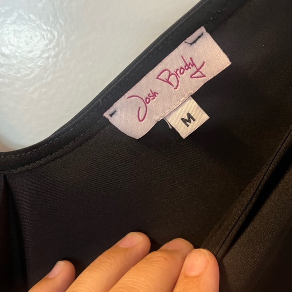 Josh Brody Black Womens Dress Size Like New/(RSB) W/Cold Shoulder 21-26 PTP - Picture 4 of 6